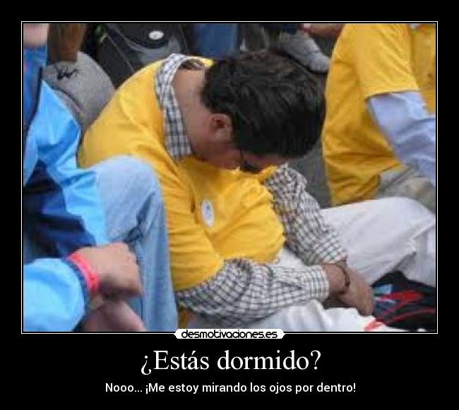 ¿Estás dormido? - 