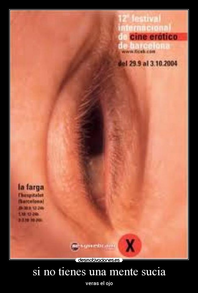 si no tienes una mente sucia -