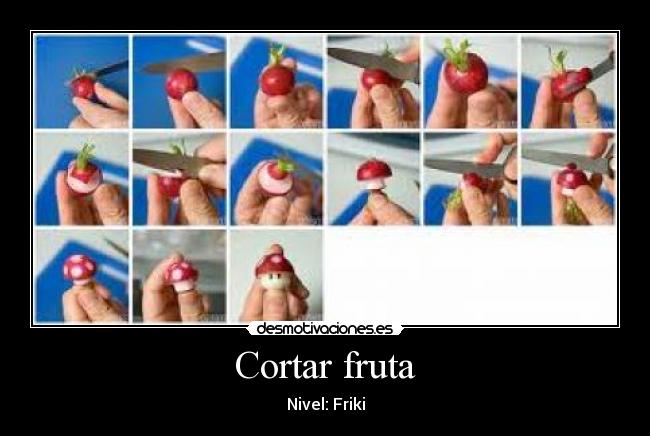 Cortar fruta - Nivel: Friki