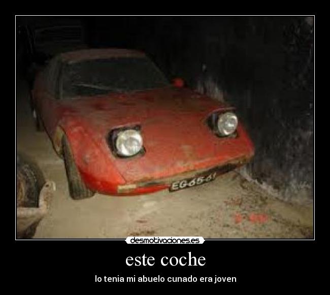 este coche -