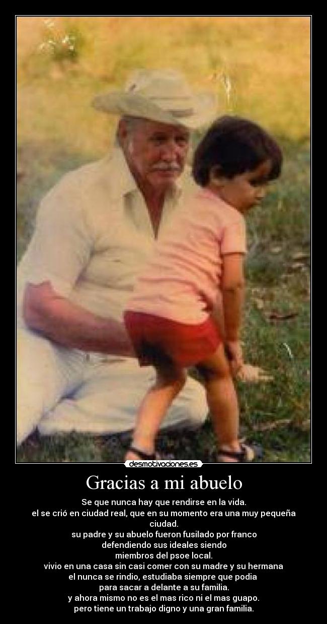 Gracias a mi abuelo -