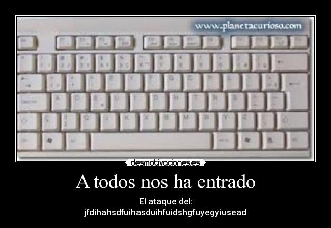 A todos nos ha entrado -