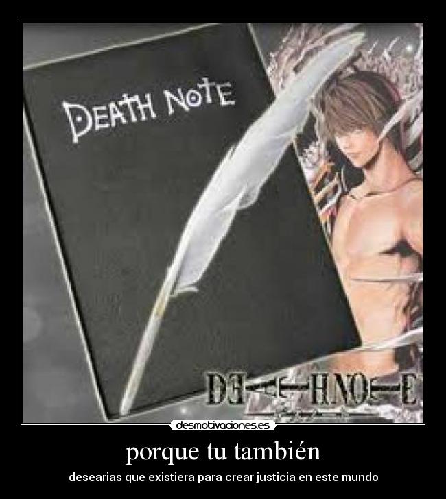 carteles death note desmotivaciones