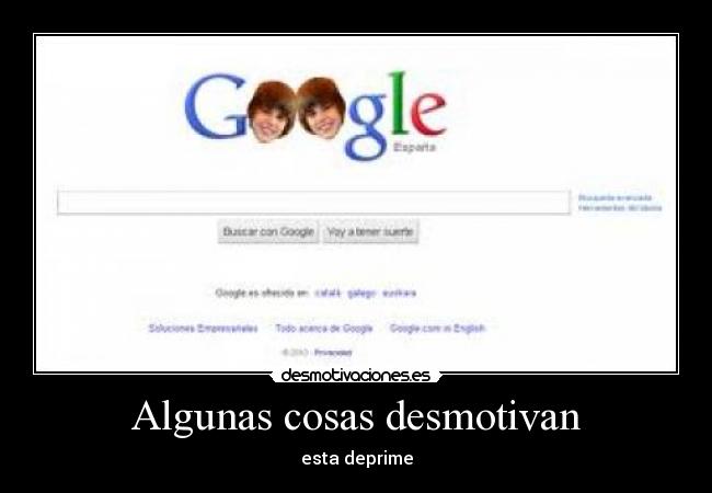 Algunas cosas desmotivan - esta deprime