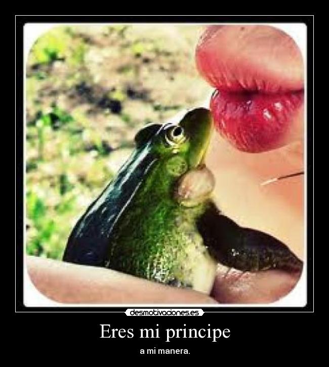 Eres mi principe - a mi manera.