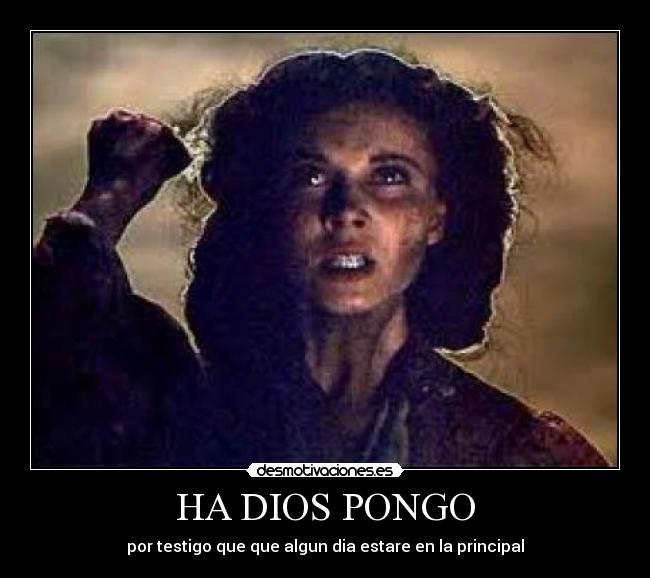 HA DIOS PONGO - por testigo que que algun dia estare en la principal