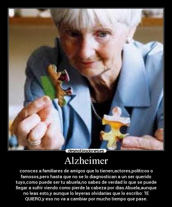 carteles alzheimer desmotivaciones