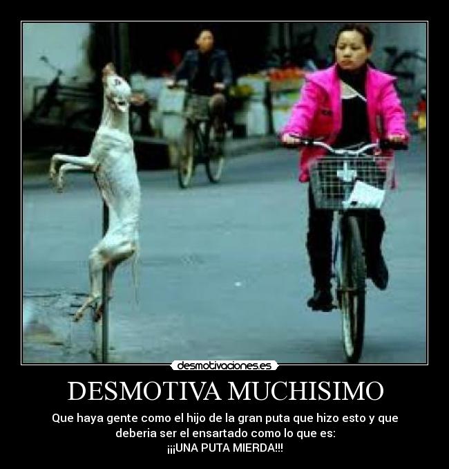 DESMOTIVA MUCHISIMO -