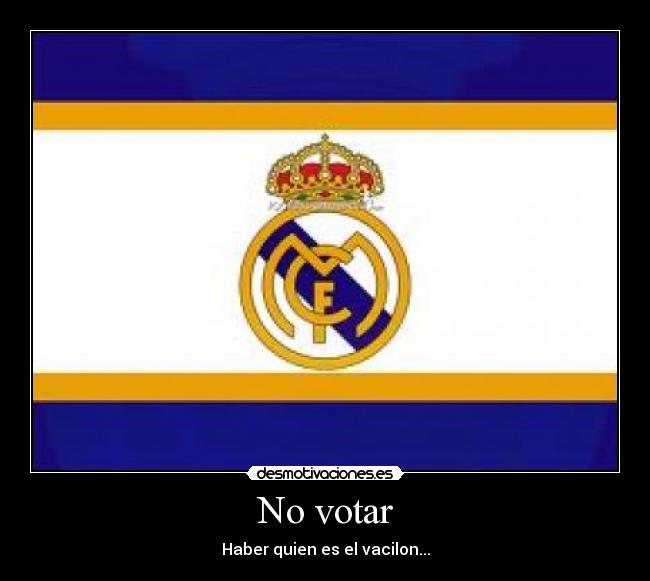 No votar -