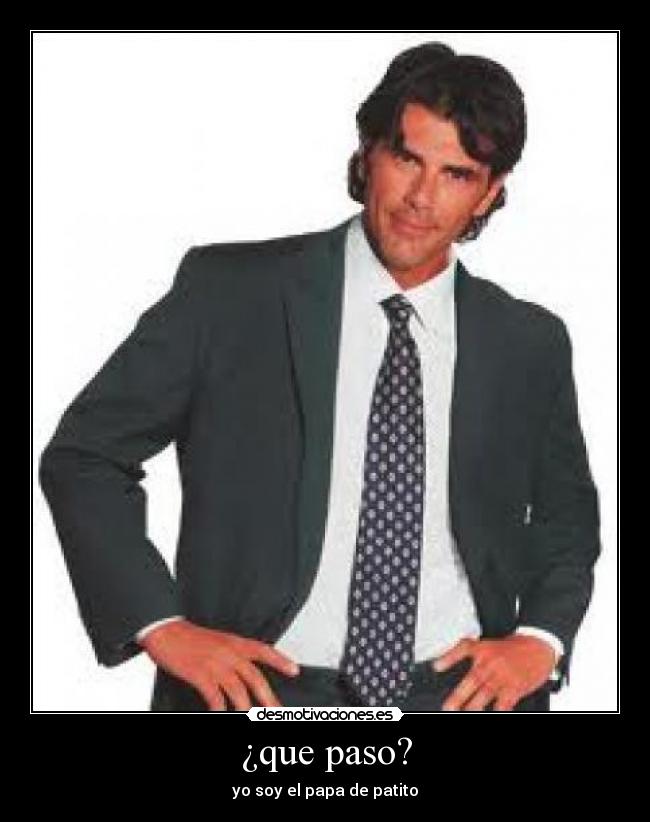¿que paso? -