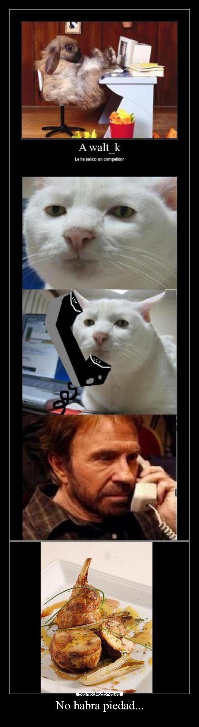 No habra piedad... -