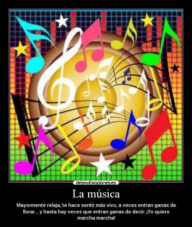 carteles musica musica desmotivaciones