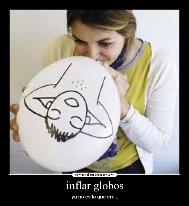 inflar globos - 