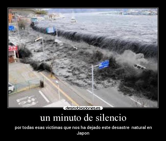 un minuto de silencio -