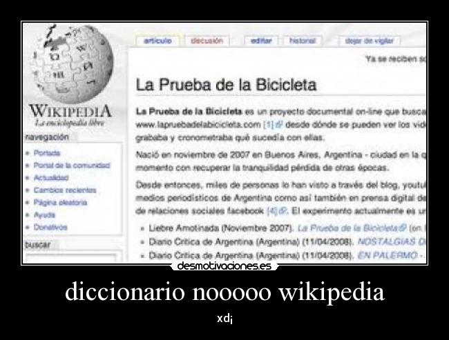 diccionario nooooo wikipedia - xd¡