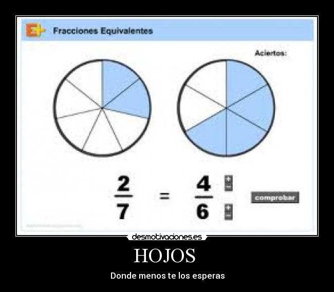 HOJOS - Donde menos te los esperas