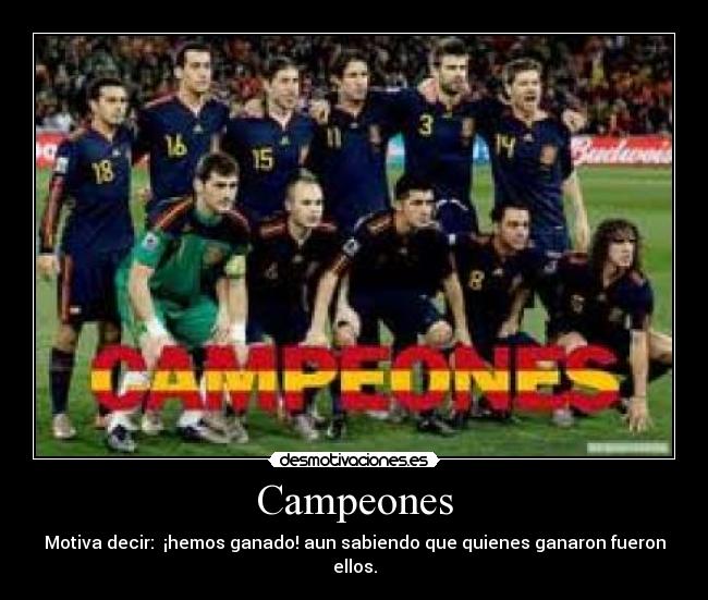 carteles campeones desmotivaciones