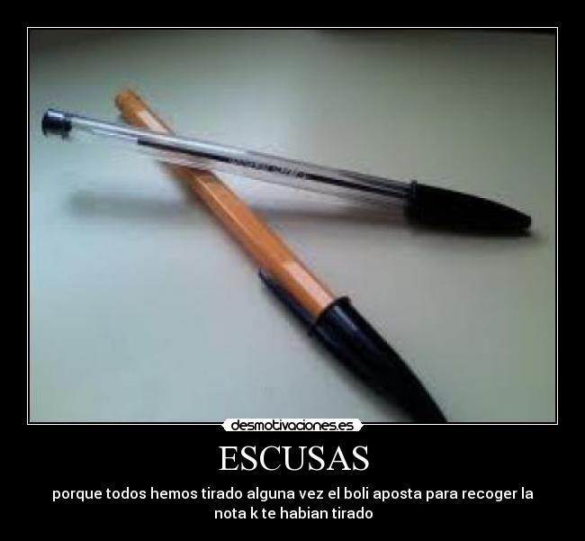 ESCUSAS - 