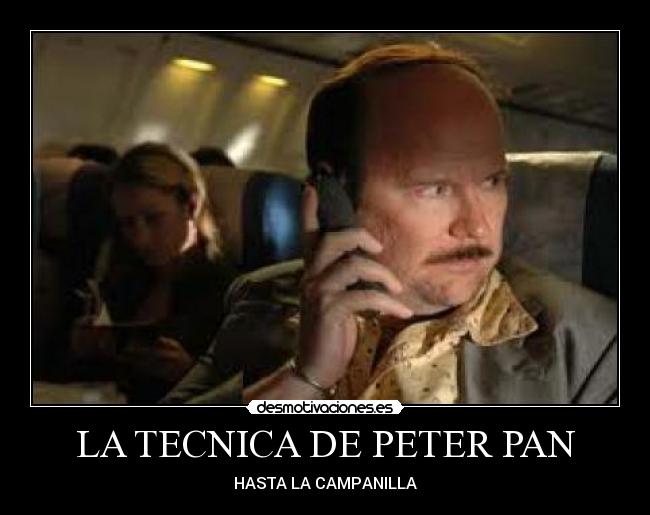 LA TECNICA DE PETER PAN -