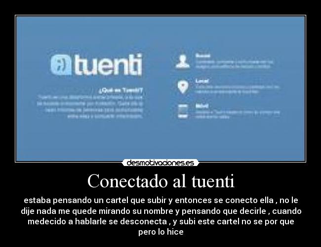 Conectado al tuenti - 