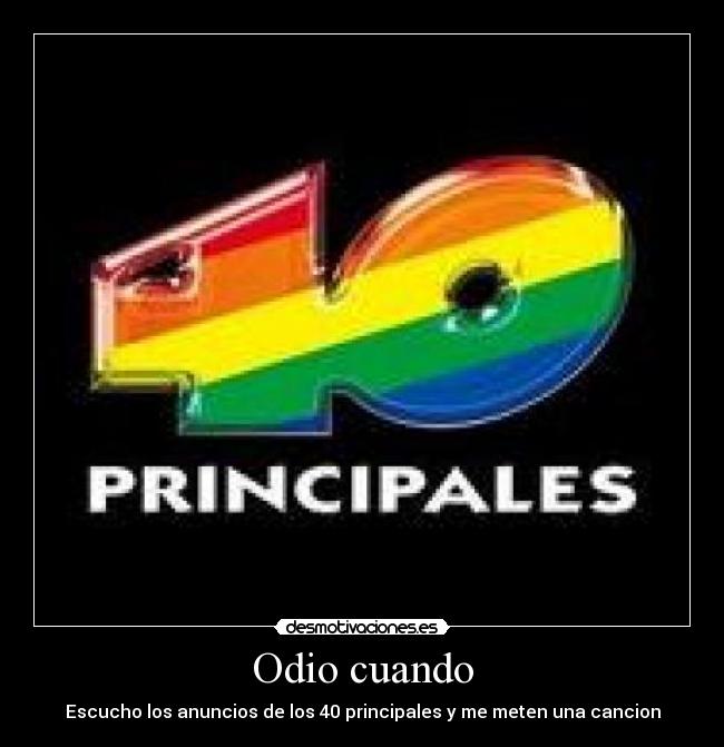 carteles odio musica desmotivaciones