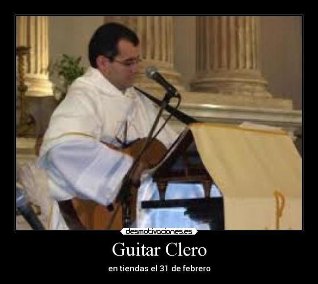Guitar Clero - en tiendas el 31 de febrero