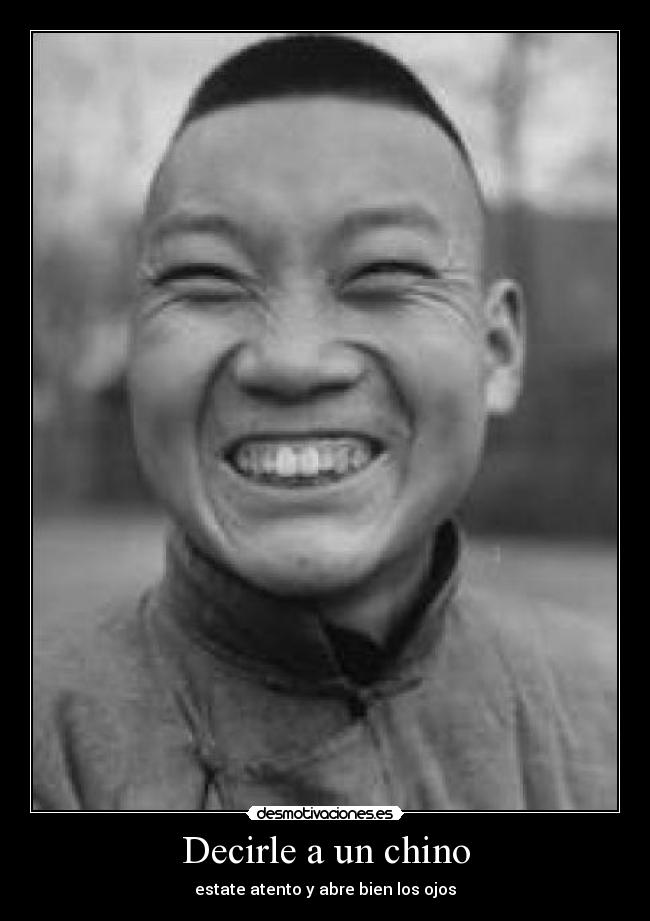 Decirle a un chino - 