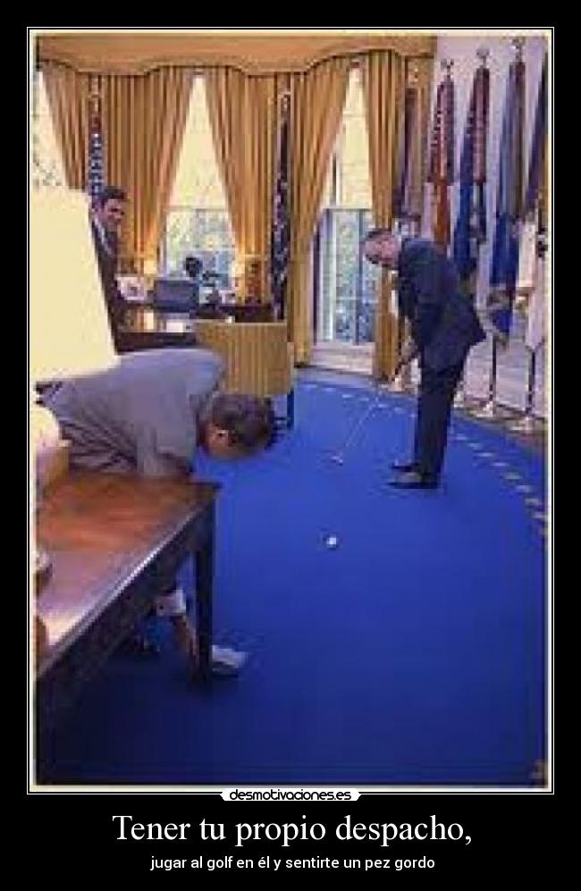 carteles golf desmotivaciones