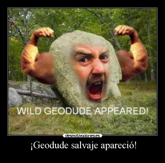 ¡Geodude salvaje apareció! -