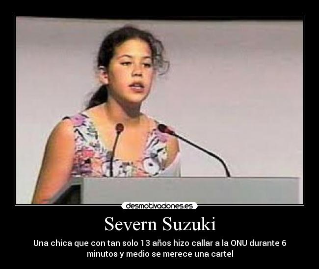 Severn Suzuki -
