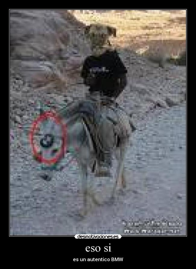 eso si - es un autentico BMW