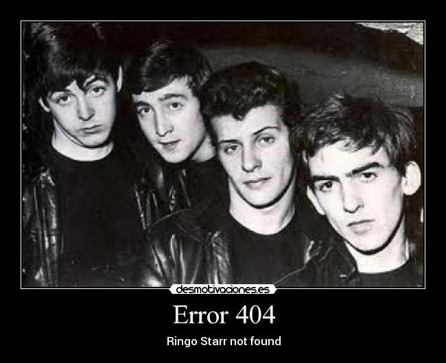 carteles ringo the beatles desmotivaciones