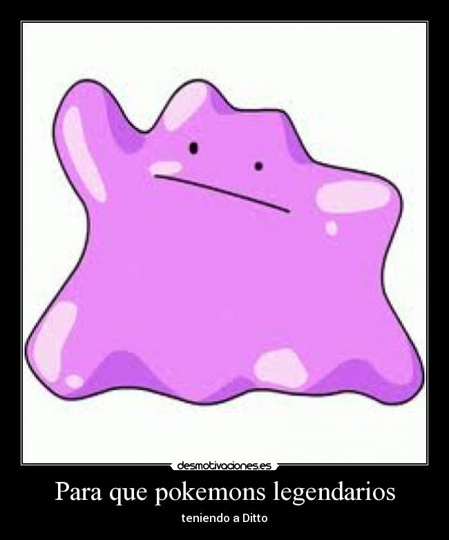 Para que pokemons legendarios -