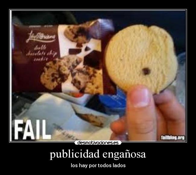 publicidad engañosa - los hay por todos lados