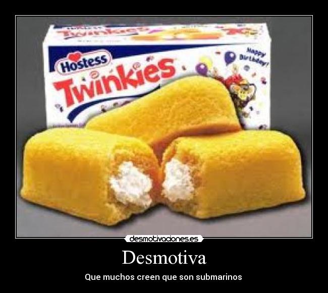 carteles twinkie desmotivaciones