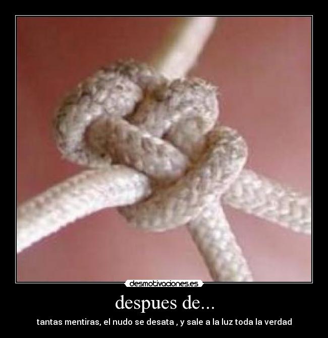 despues de... -