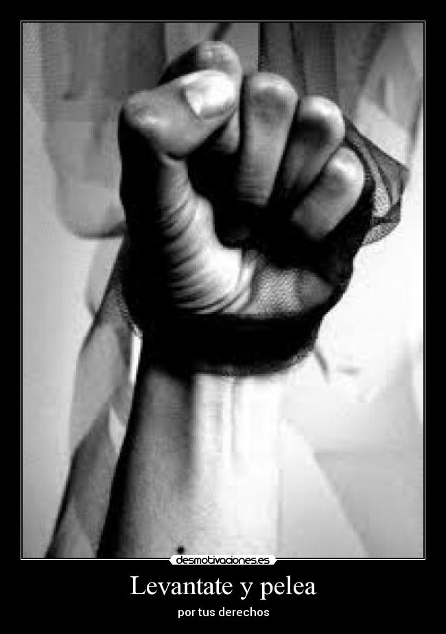 Levantate y pelea - por tus derechos