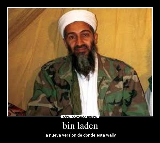 bin laden - la nueva versión de donde esta wally