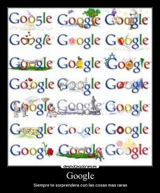 Google - Siempre te sorprendera con las cosas mas raras