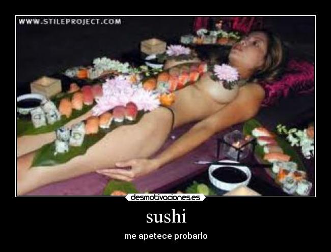 carteles sushi desmotivaciones
