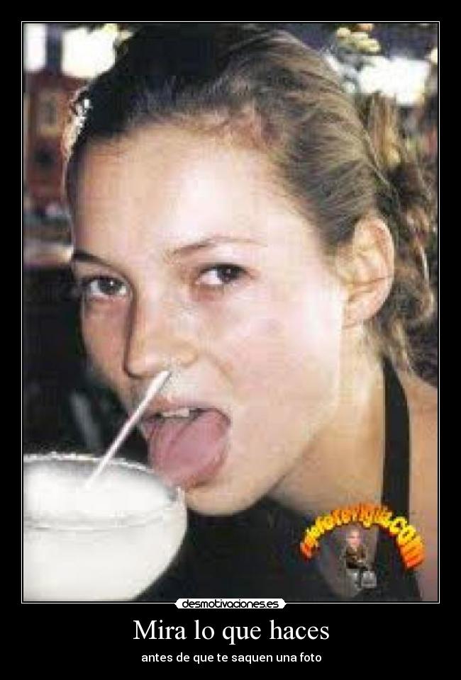 Mira lo que haces - antes de que te saquen una foto