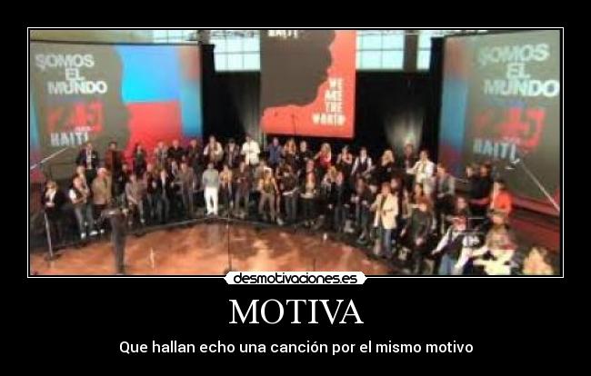 MOTIVA - Que hallan echo una canción por el mismo motivo