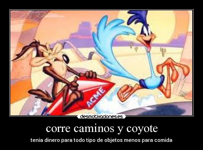 corre caminos y coyote - 