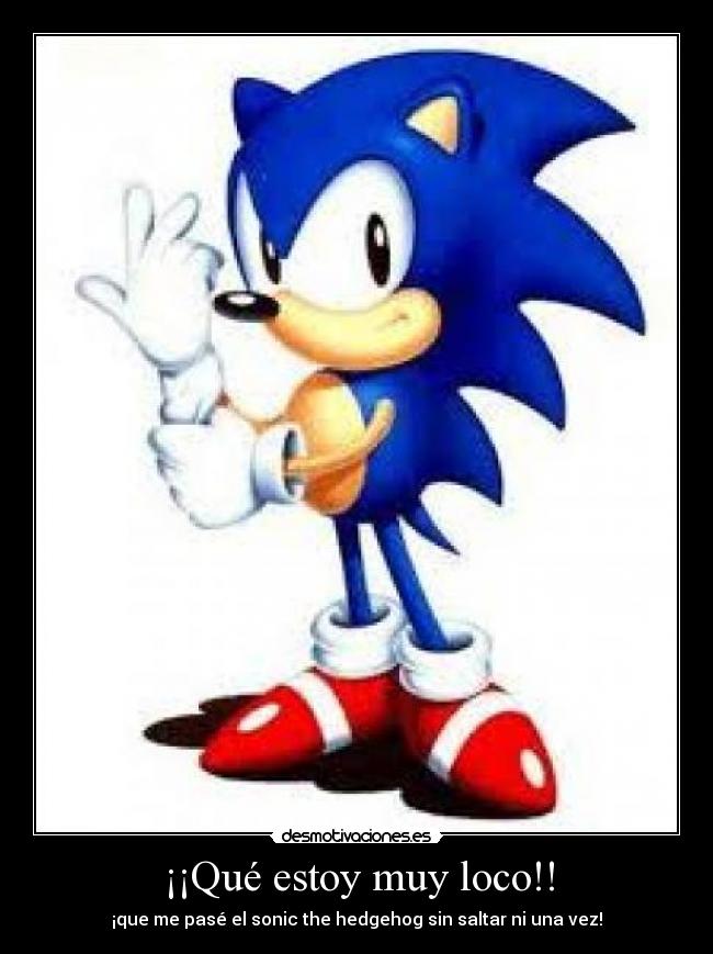 carteles sonic desmotivaciones