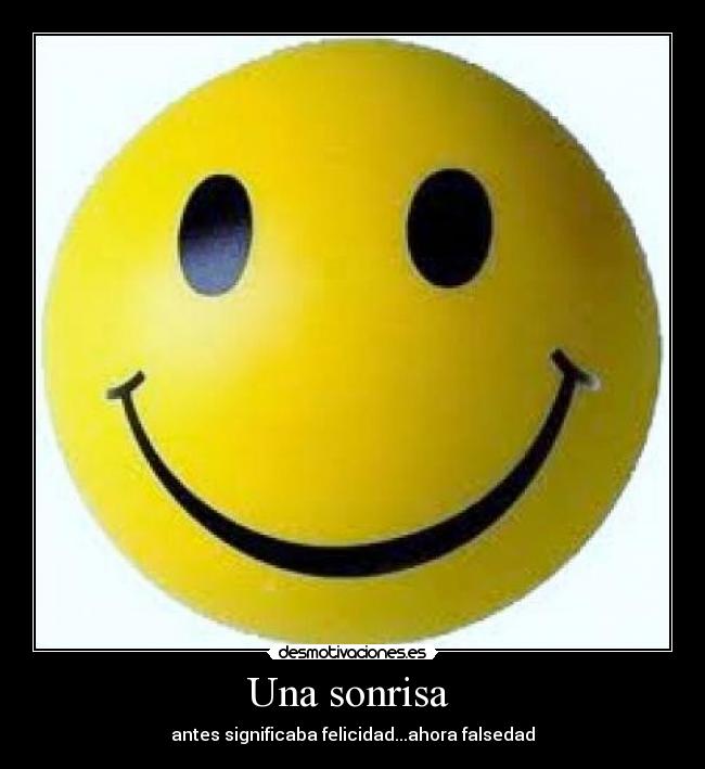 Una sonrisa -