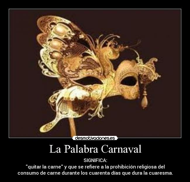 La Palabra Carnaval -