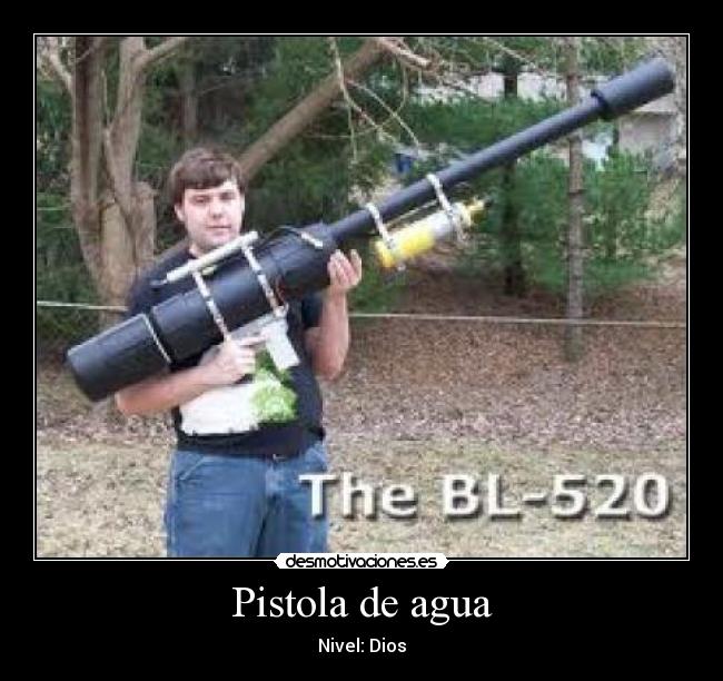 Pistola de agua -