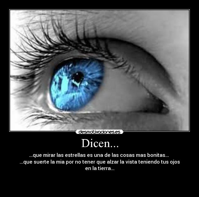 Dicen... -