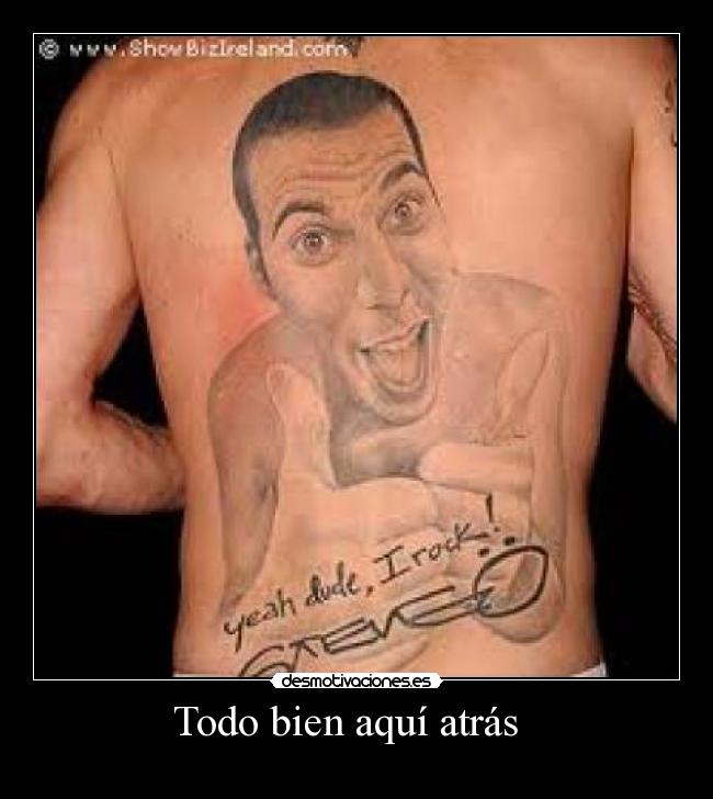 Todo bien aquí atrás -