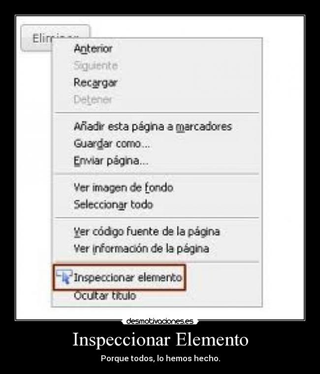 Inspeccionar Elemento - 